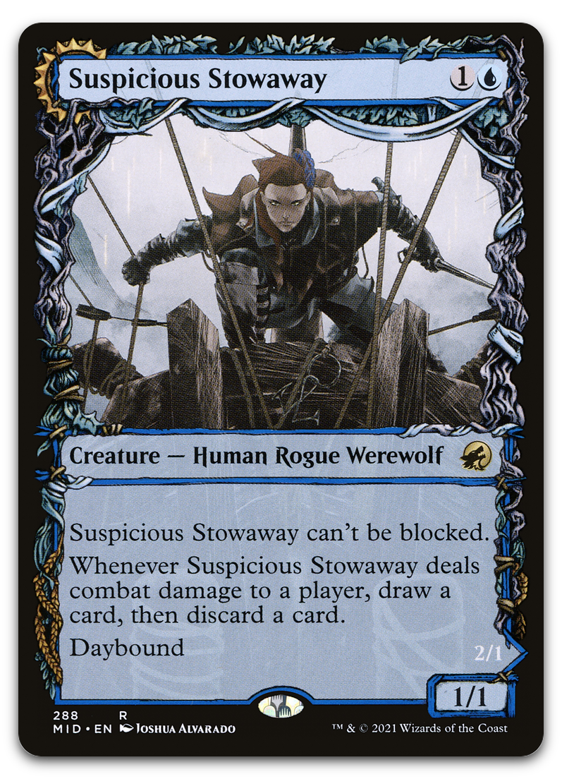 Suspicious Stowaway (Showcase) (Innistrad: Midnight Hunt)