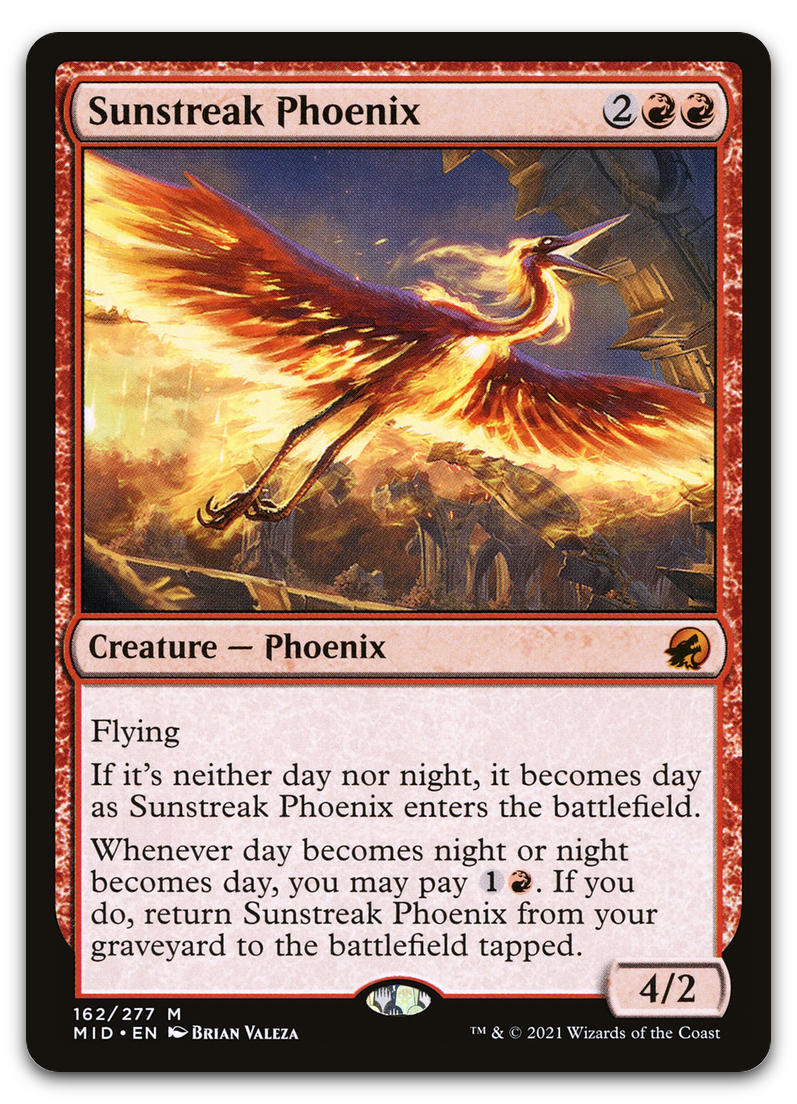 Sunstreak Phoenix (Innistrad: Midnight Hunt)