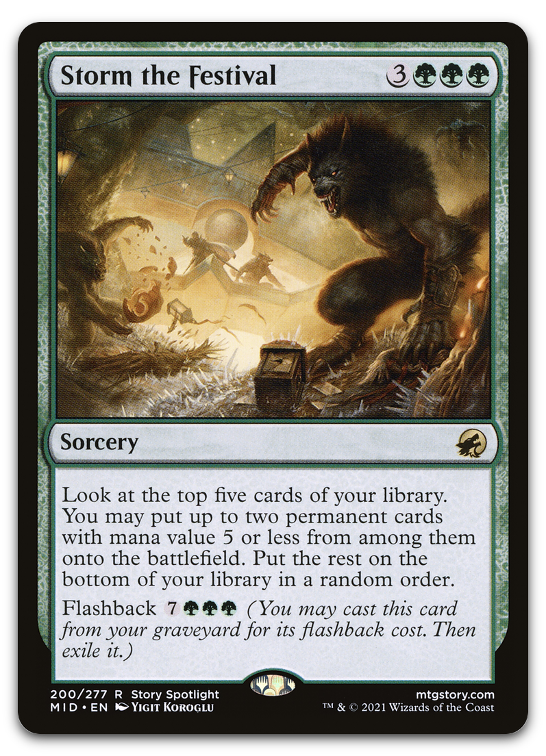 Storm the Festival (Innistrad: Midnight Hunt)