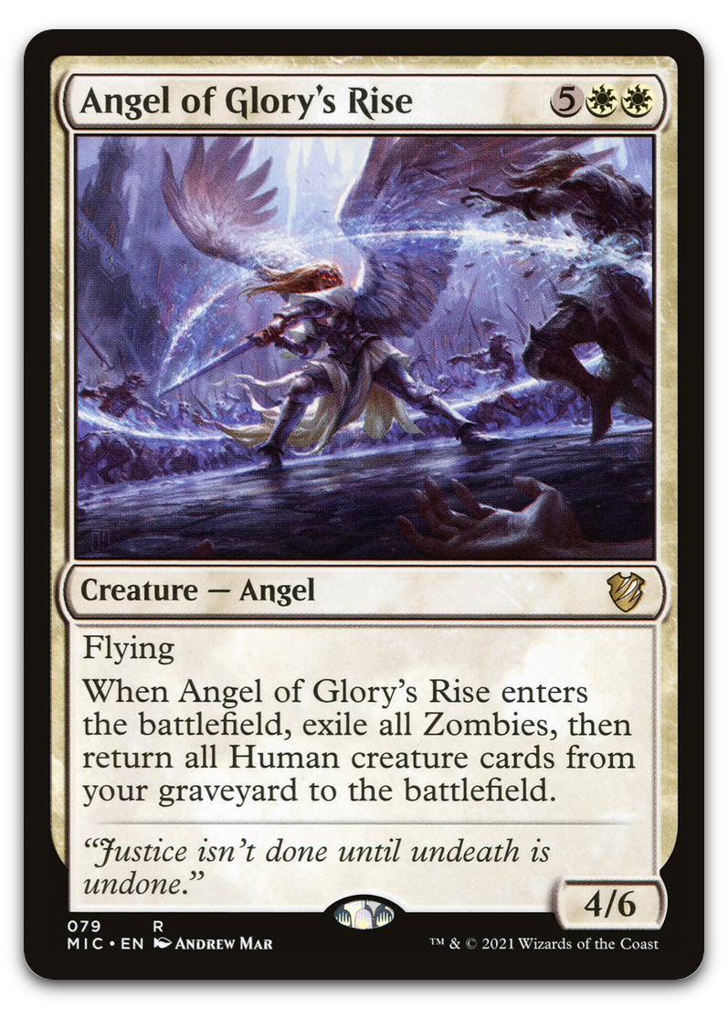 Angel of Glory's Rise (Commander: Innistrad: Midnight Hunt)