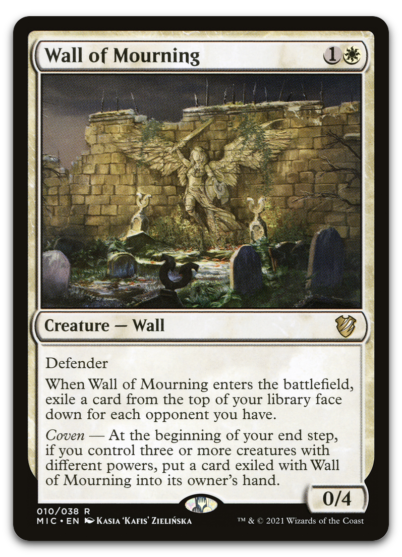 Wall of Mourning (Commander: Innistrad: Midnight Hunt)