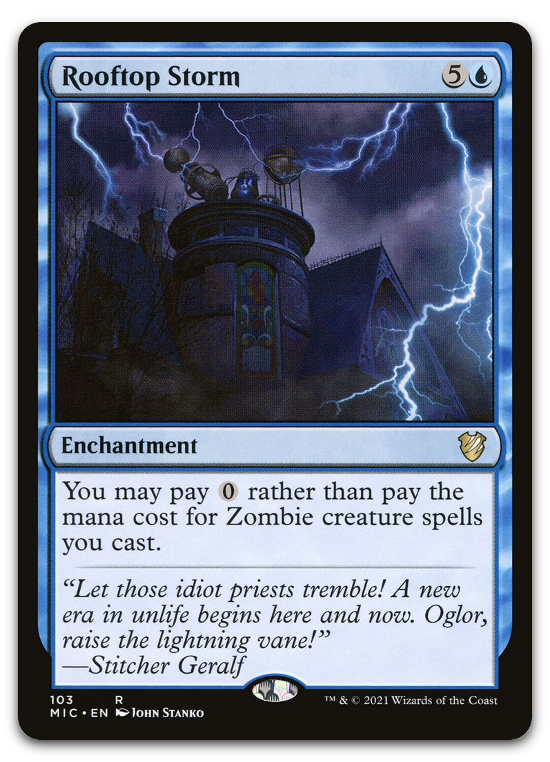 Rooftop Storm (Commander: Innistrad: Midnight Hunt)