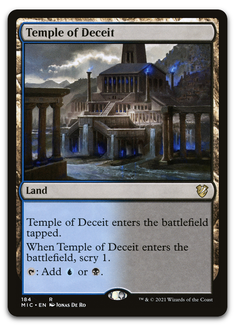 Temple of Deceit (Commander: Innistrad: Midnight Hunt)