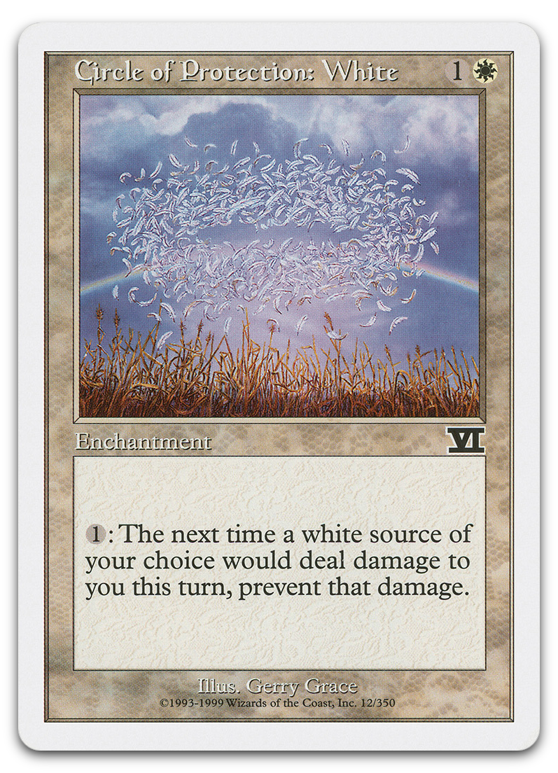 Circle of Protection: White (Classic Sixth Edition)