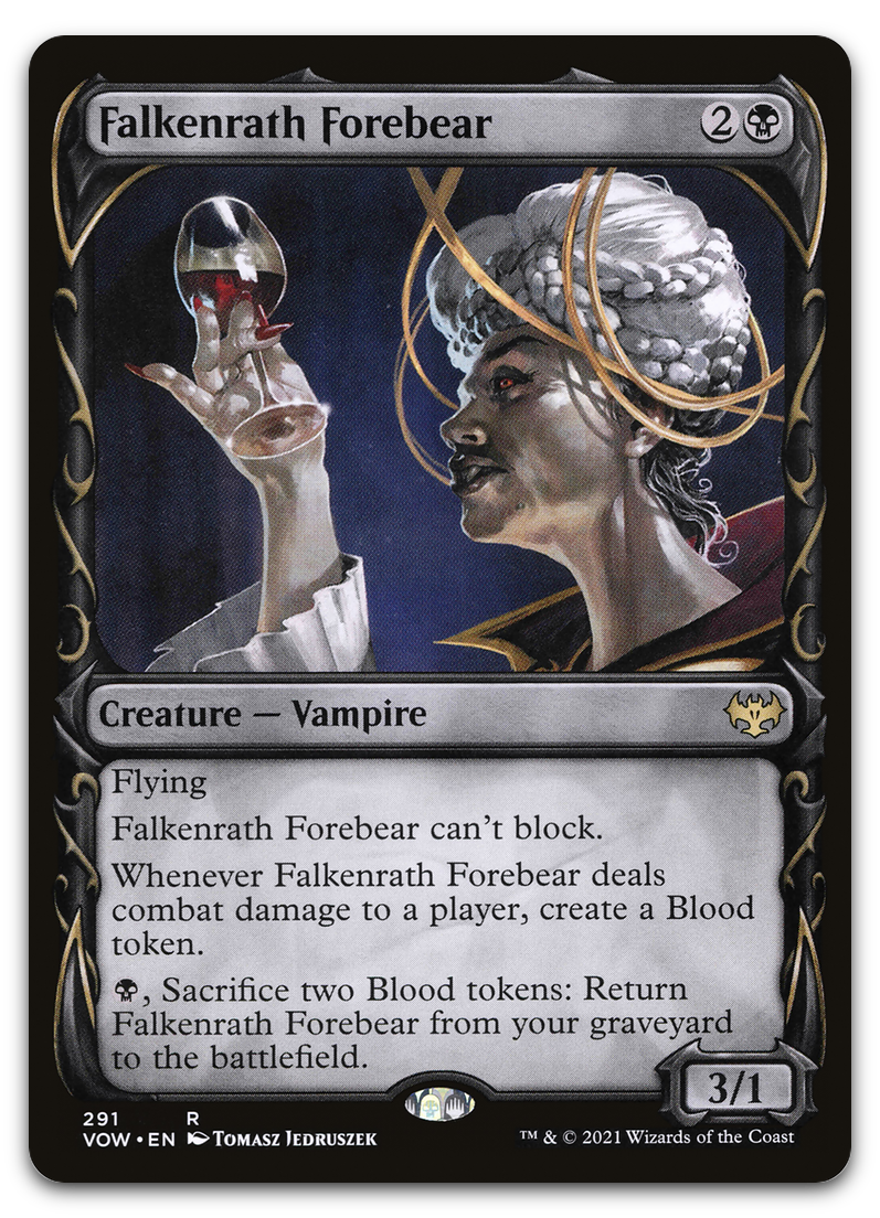 Falkenrath Forebear (Showcase) (Innistrad: Crimson Vow)