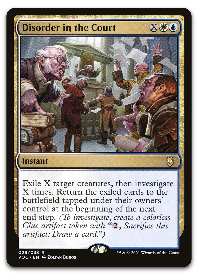 Disorder in the Court (Commander: Innistrad: Crimson Vow)