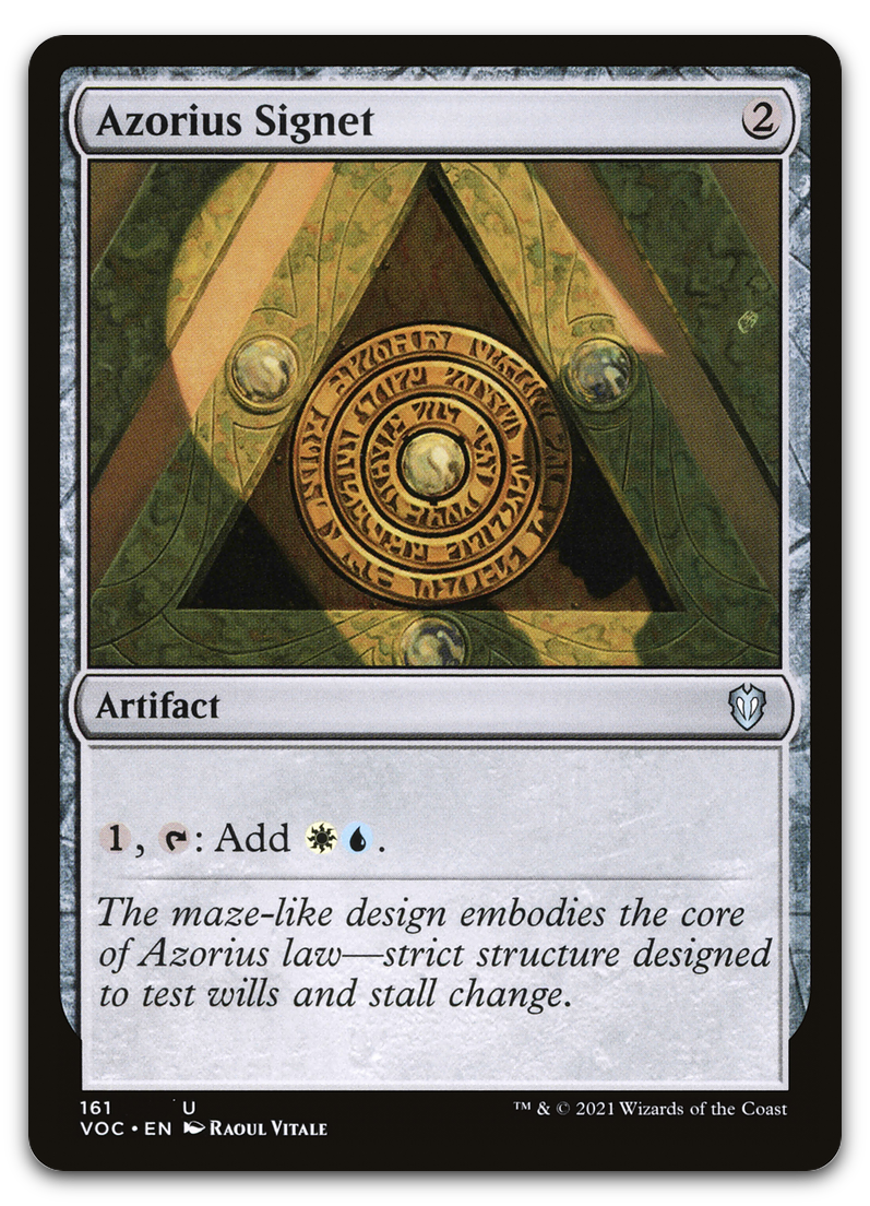 Azorius Signet (Commander: Innistrad: Crimson Vow)