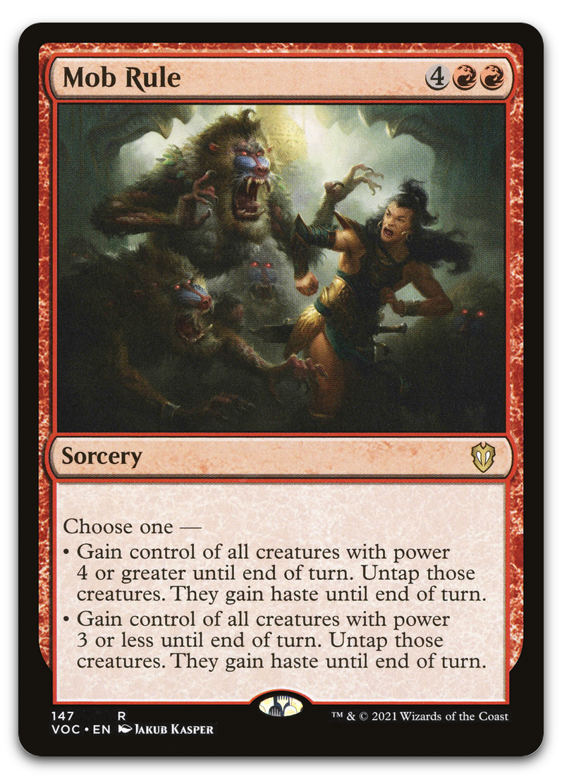 Mob Rule (Commander: Innistrad: Crimson Vow)