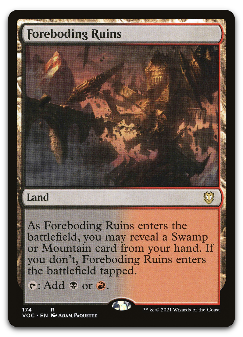 Foreboding Ruins (Commander: Innistrad: Crimson Vow)