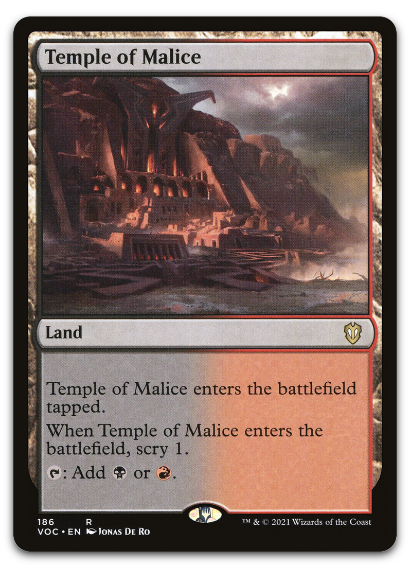 Temple of Malice (Commander: Innistrad: Crimson Vow)