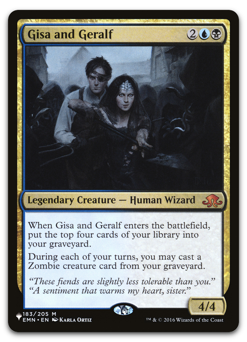 Gisa and Geralf (The List Reprints)