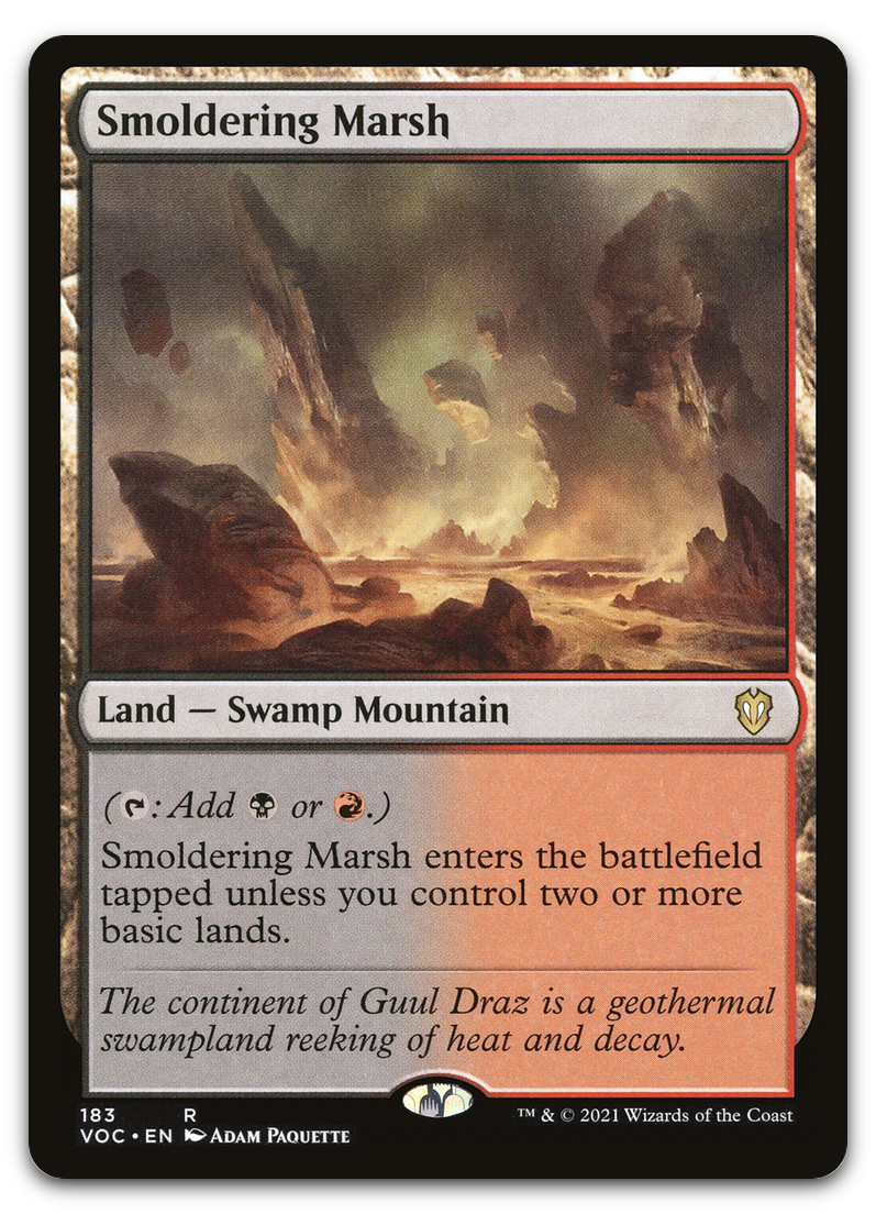 Smoldering Marsh (Commander: Innistrad: Crimson Vow)