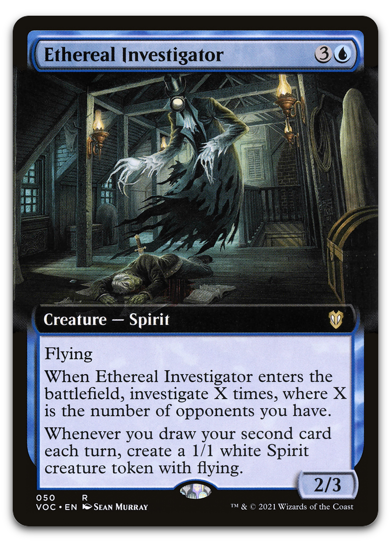 Ethereal Investigator (Extended Art) (Commander: Innistrad: Crimson Vow)