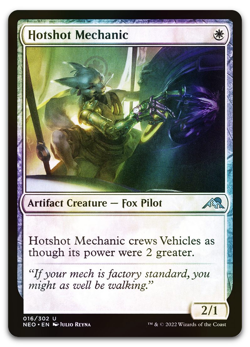 Hotshot Mechanic (Kamigawa: Neon Dynasty)