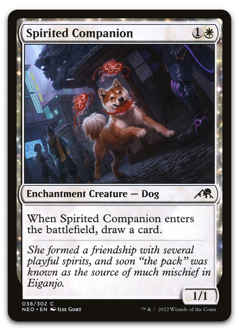 Spirited Companion (Kamigawa: Neon Dynasty)