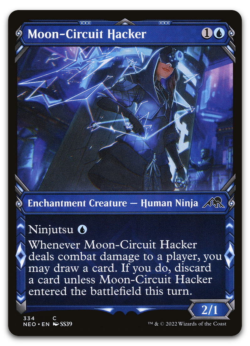 Moon-Circuit Hacker (Showcase) (Kamigawa: Neon Dynasty)