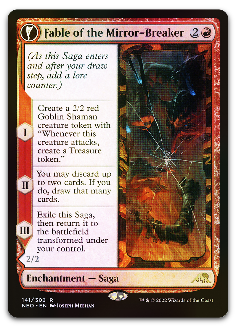 Fable of the Mirror-Breaker (Kamigawa: Neon Dynasty)