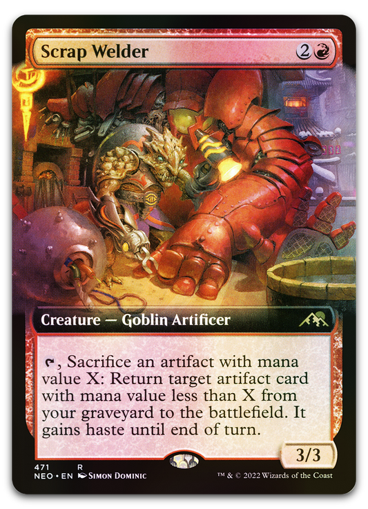 Scrap Welder (Extended Art) (Kamigawa: Neon Dynasty)