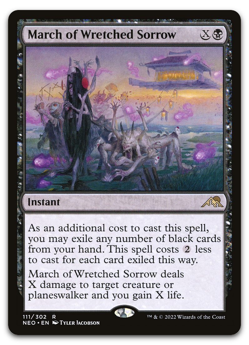 March of Wretched Sorrow (Kamigawa: Neon Dynasty)