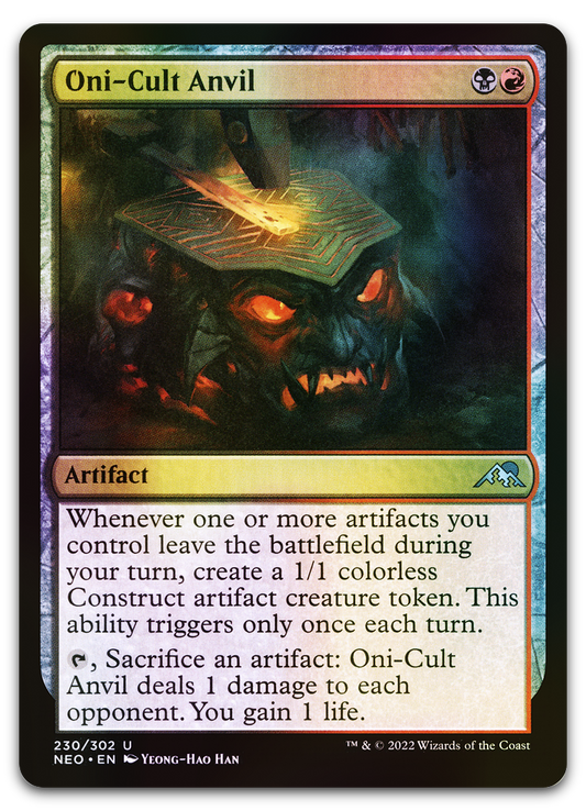 Oni-Cult Anvil (Kamigawa: Neon Dynasty)