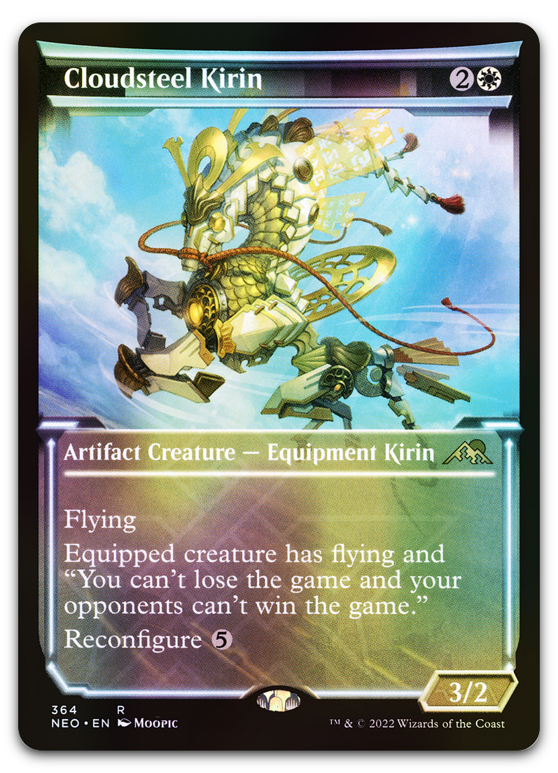 Cloudsteel Kirin (Showcase) (Kamigawa: Neon Dynasty)