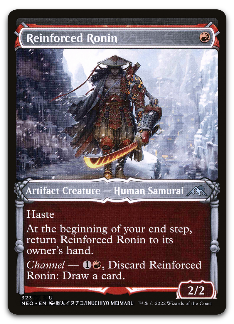 Reinforced Ronin (Showcase) (Kamigawa: Neon Dynasty)