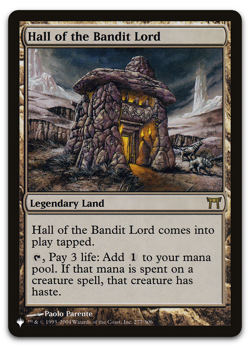 Hall of the Bandit Lord (The List Reprints)