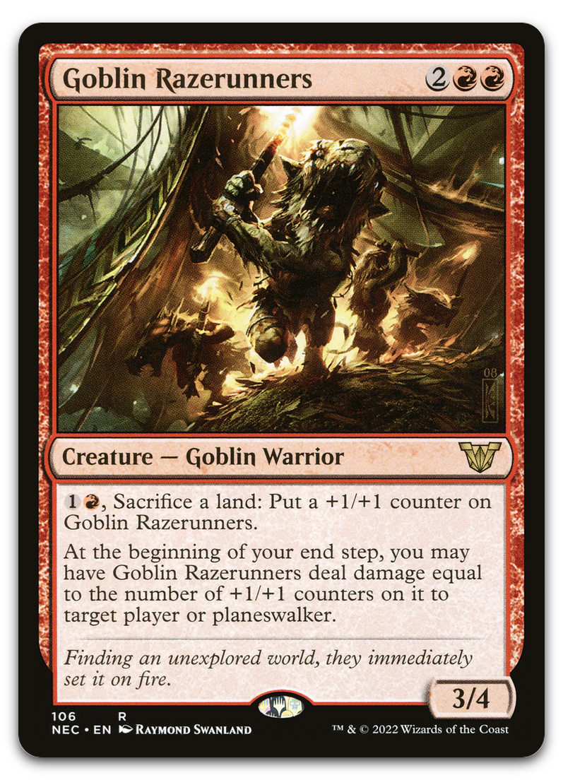 Goblin Razerunners (Commander: Kamigawa: Neon Dynasty)
