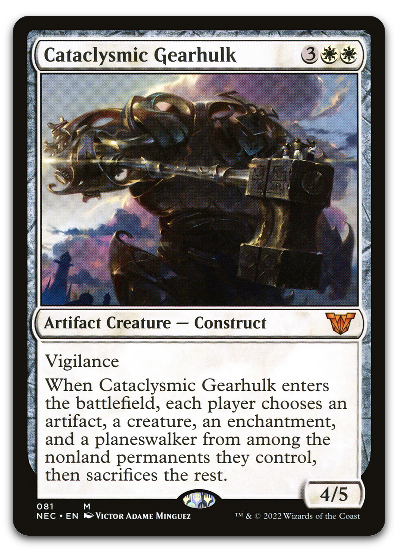 Cataclysmic Gearhulk (Commander: Kamigawa: Neon Dynasty)