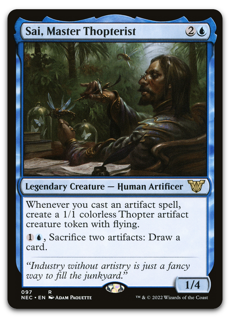 Sai, Master Thopterist (Commander: Kamigawa: Neon Dynasty)