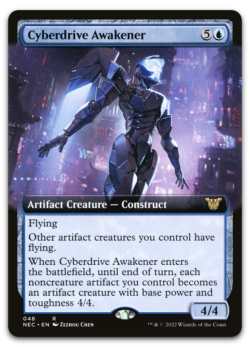 Cyberdrive Awakener (Extended Art) (Commander: Kamigawa: Neon Dynasty)