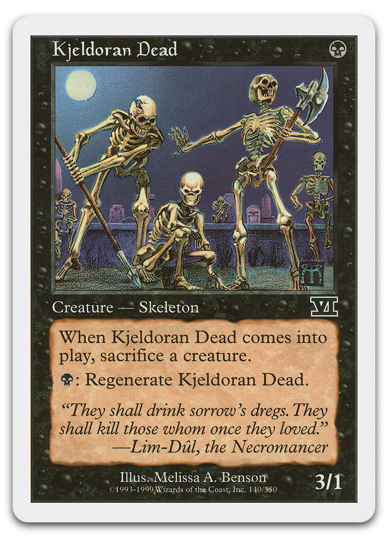 Kjeldoran Dead (Classic Sixth Edition)