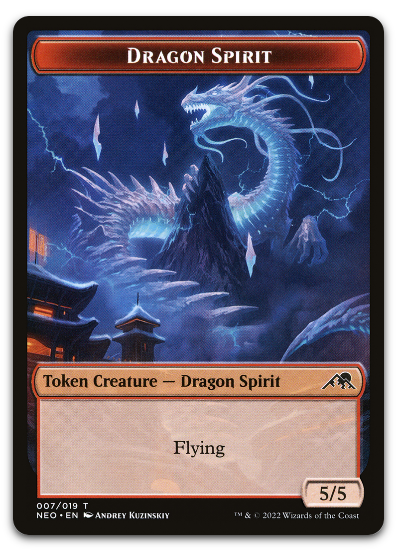 Dragon Spirit Token (Kamigawa: Neon Dynasty)