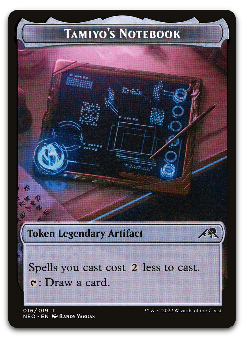Tamiyo's Notebook Token (Kamigawa: Neon Dynasty)