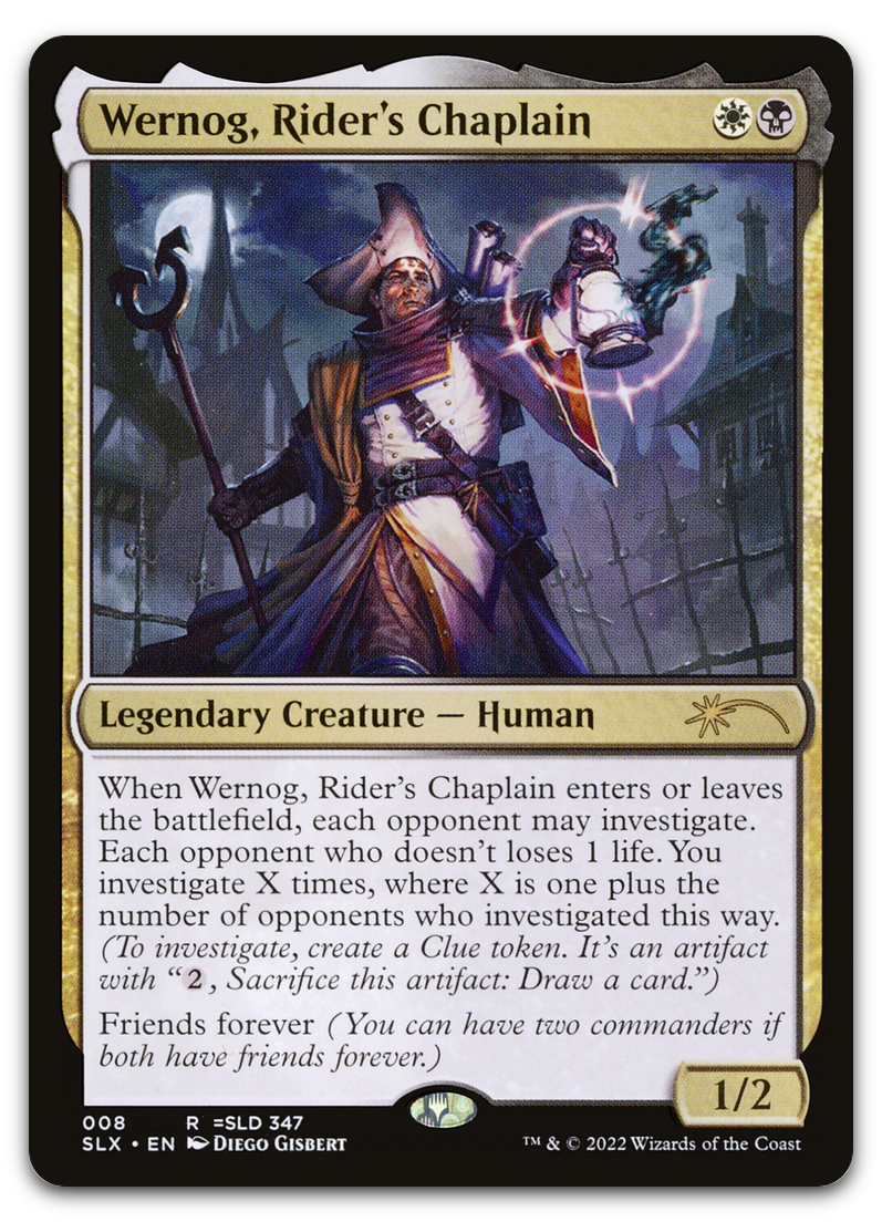 Wernog, Rider's Chaplain (SLX Cards)