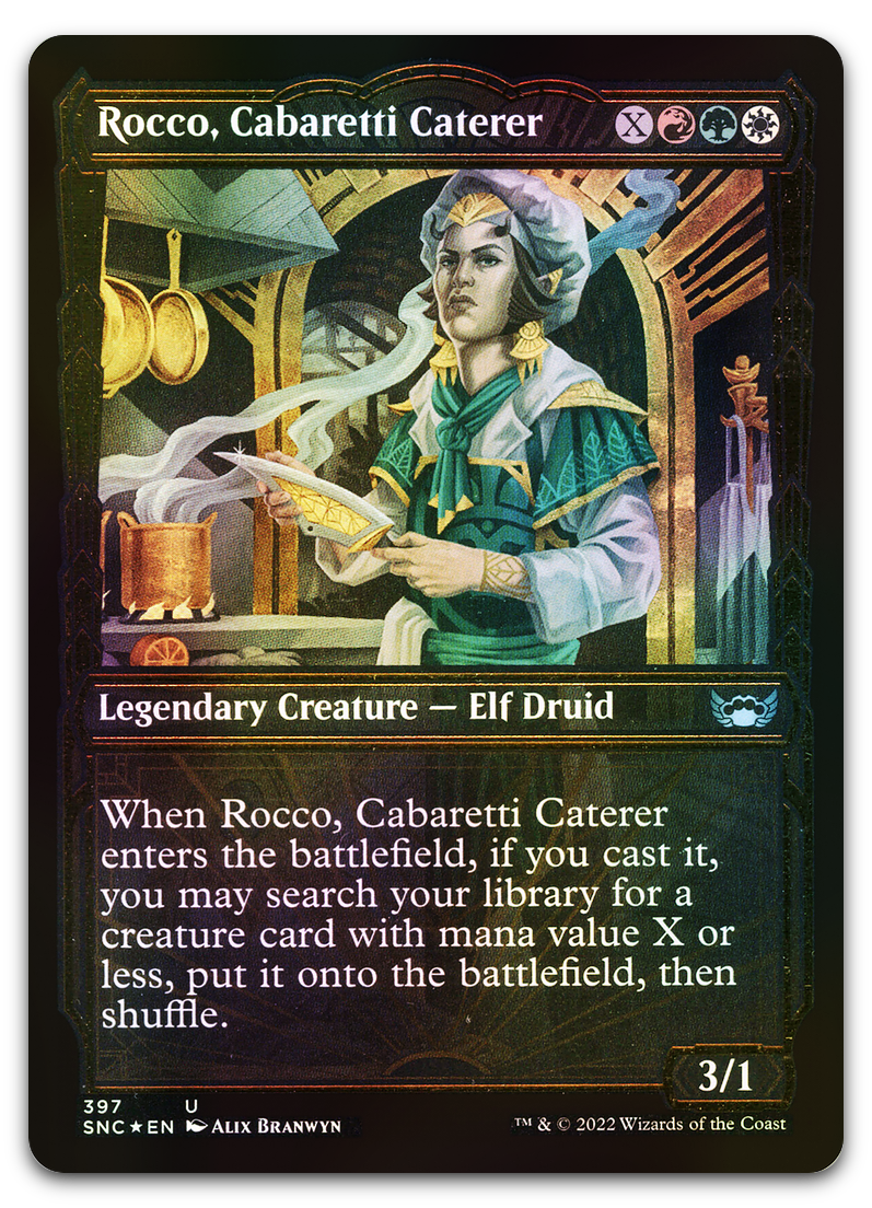 Rocco, Cabaretti Caterer (Gilded Foil) (Streets of New Capenna)