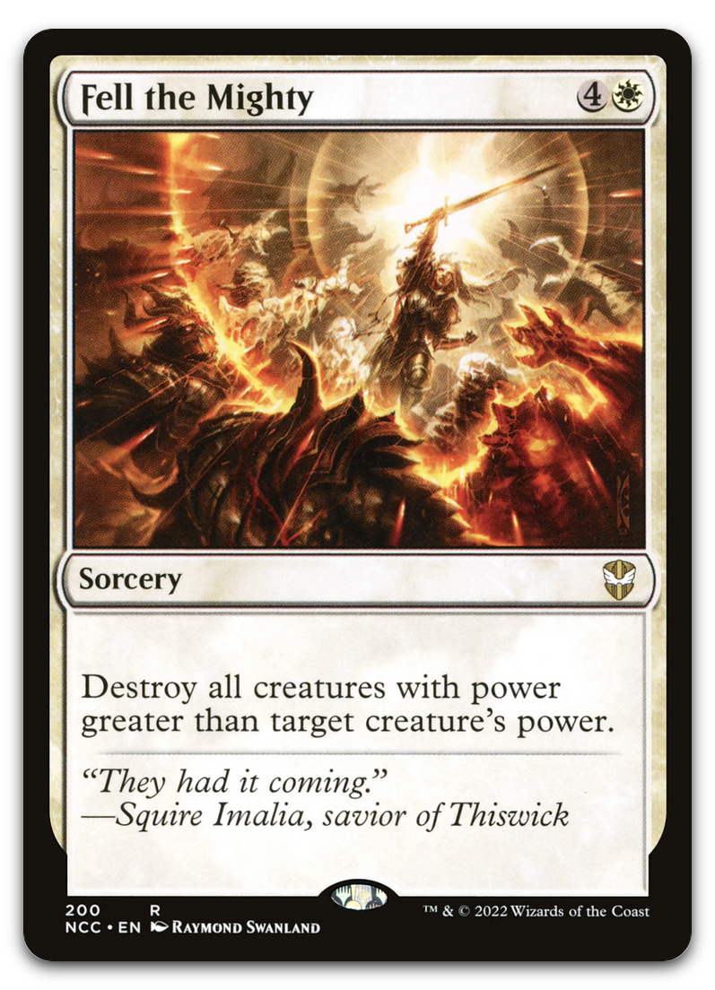 Fell the Mighty (Commander: Streets of New Capenna)