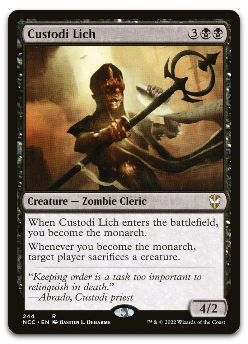 Custodi Lich (Commander: Streets of New Capenna)