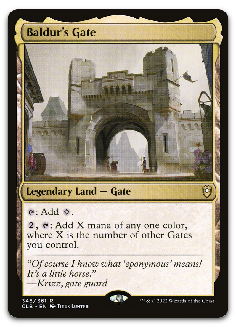 Baldur's Gate (Commander Legends: Battle for Baldur's Gate)