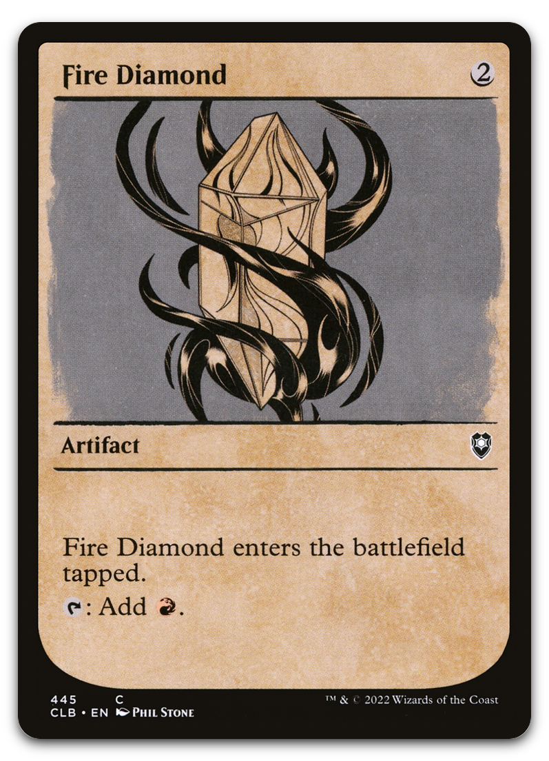 Fire Diamond (Showcase) (Commander Legends: Battle for Baldur's Gate)