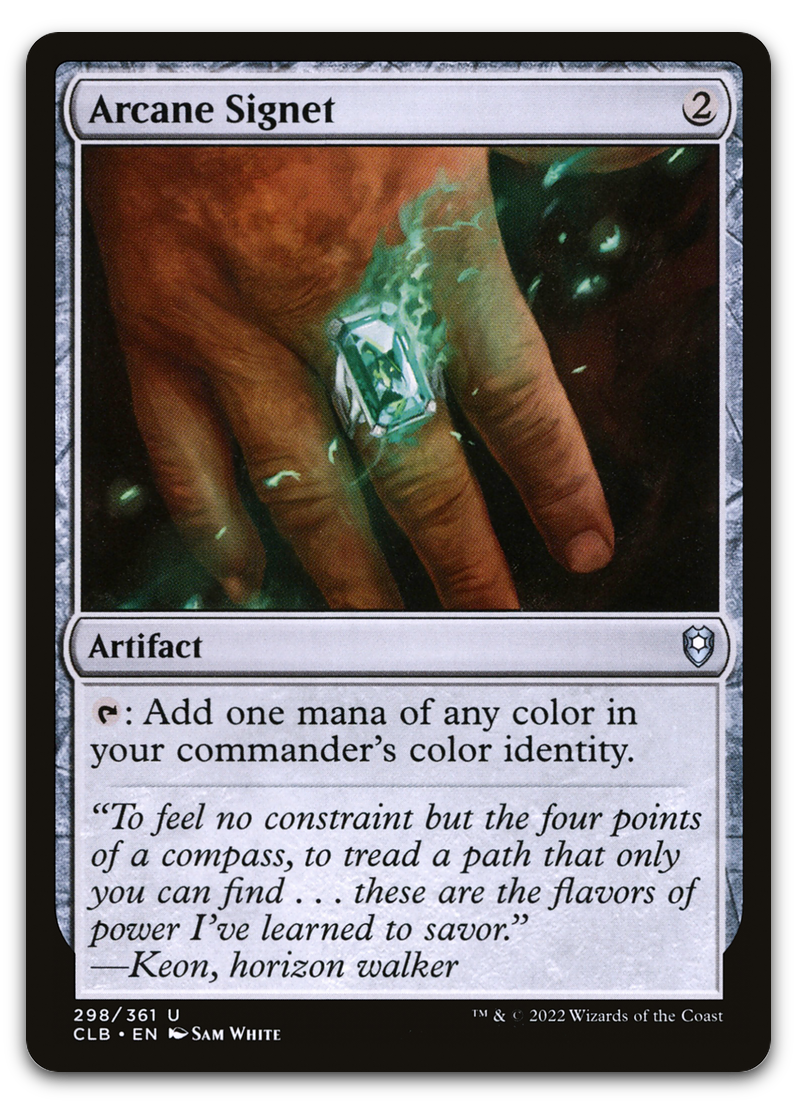 arcane signet mtg card Arcane Signet (298) - Commander Legends: Battle for Baldur's Gate