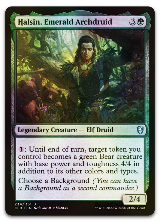 Halsin, Emerald Archdruid (Commander Legends: Battle for Baldur's Gate)
