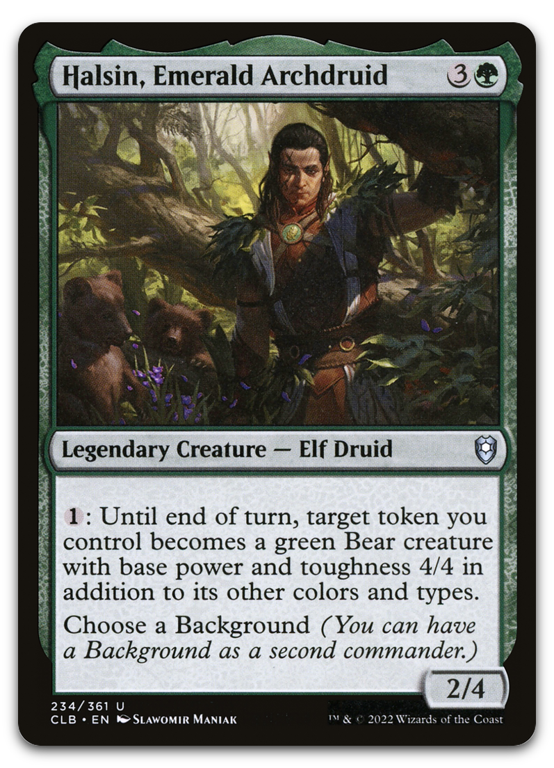 Halsin, Emerald Archdruid (Commander Legends: Battle for Baldur's Gate)
