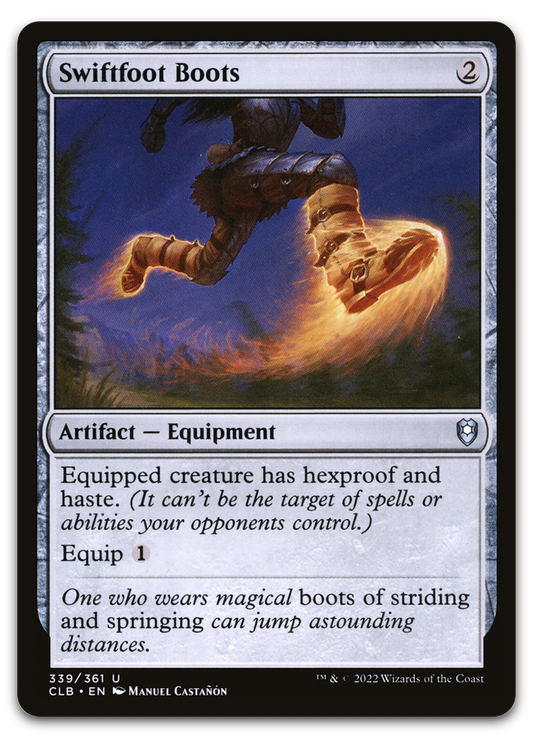 Swiftfoot Boots (Commander Legends: Battle for Baldur's Gate)