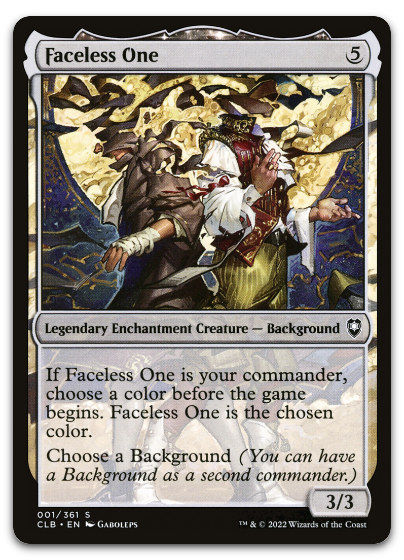 Faceless One (Commander Legends: Battle for Baldur's Gate)