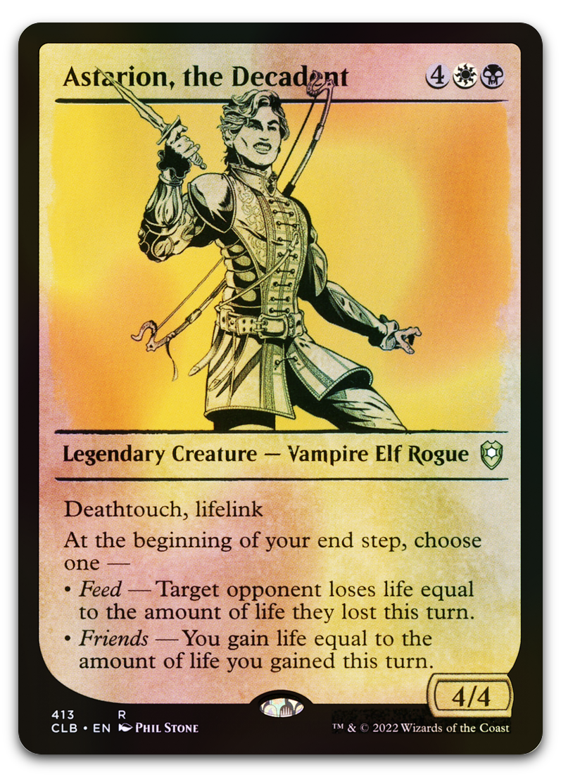 Astarion, the Decadent (Showcase) (Commander Legends: Battle for Baldur's Gate)