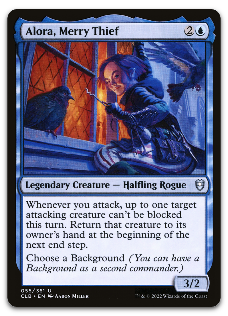 Alora, Merry Thief (Commander Legends: Battle for Baldur's Gate)