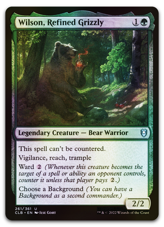 Wilson, Refined Grizzly (Commander Legends: Battle for Baldur's Gate)