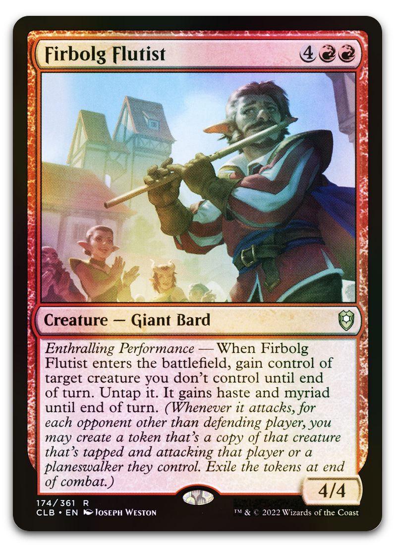 Firbolg Flutist (Commander Legends: Battle for Baldur's Gate)