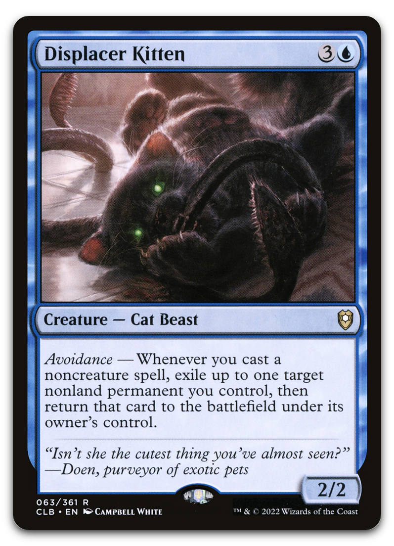 Displacer Kitten (Commander Legends: Battle for Baldur's Gate)